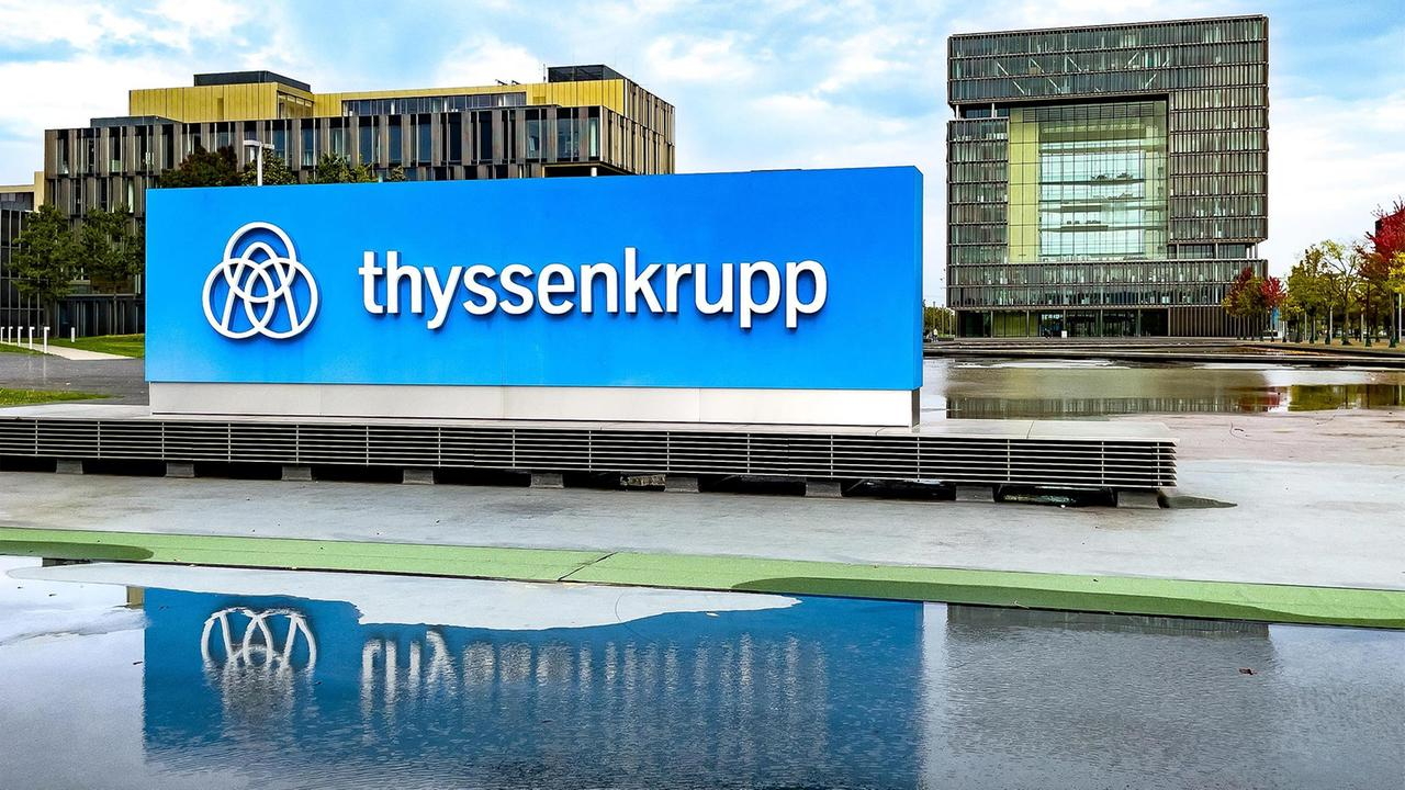 ThyssenKrupp Eingang Hauptzentrale